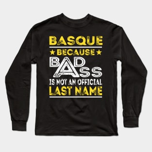 BASQUE Long Sleeve T-Shirt